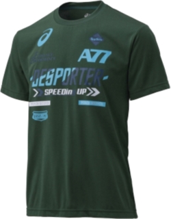 【ASICS/アシックス】 A77 Tシャツ アーミーグリーン ユニセックス アシックス